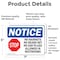 Signmission 5 in Height, 7 in Width, Vinyl Decal, Rectangle OS-2PACK-NS-D-57-L-14641 - alternate 3